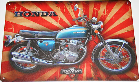 CB750 Motorcycle - Tin Sign