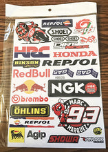 Load image into Gallery viewer, Assorted Motorcycle Decal Set