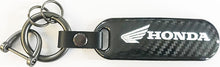 Charger l&#39;image dans la galerie, Honda Logo Keychain with Carbon Background