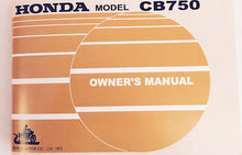 Load image into Gallery viewer, Owner&#39;s Manual 1974 CB750K4