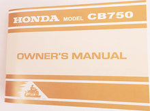 Charger l&#39;image dans la galerie, Owner&#39;s Manual 1975 CB750K5