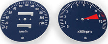 Charger l&#39;image dans la galerie, CB750K 1978 Speedo &amp; Tachometer Face Plate Set ~ KM/H