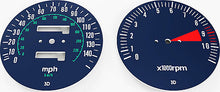 Load image into Gallery viewer, CB750K 1978 Speedo &amp; Tachometer Face Plate Set ~ MPH