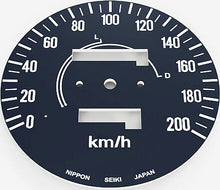 Charger l&#39;image dans la galerie, CB750A 1977-78 Speedo Face Plate &amp; Gear Indicator Decal Set ~ KM/H