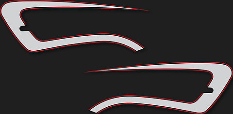 CB750SC 1982 Gas Tank Stripe Decal Set