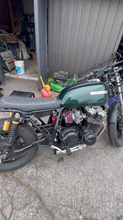A still from Adam S.’s video of his Honda motorcycle